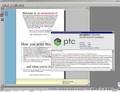 PTC Arbortext Advanced Print Publisher 11.2 F000 180408