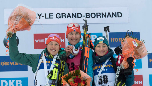 Вита Семеренко – бронзовый призер в спринте на этапе КМ в Анси