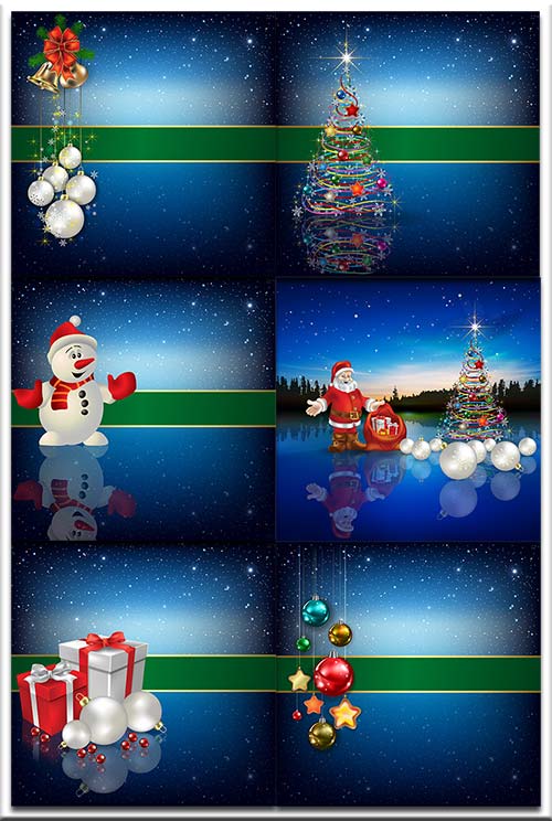  Новогодние фоны-Новогодние композиции.11 часть/Christmas backgrounds-Christmas composition.Part 11 