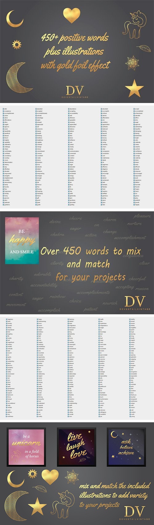 450+ Gold Words & Illustrations 2131347