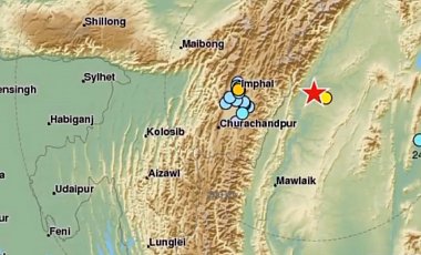 В Индии вышло землетрясение магнитудой 5,5