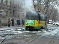 В Одессе зажегся трамвай, есть пострадавшие(обновлено, фото)