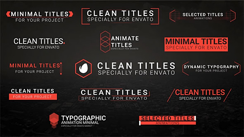 Clean Titles 20483337 - Project for After Effects (Videohive)