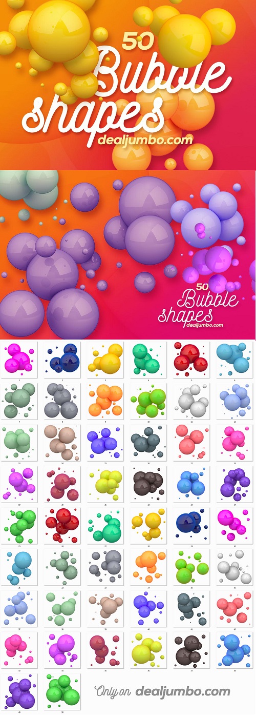Colorfull 3D Bubbles