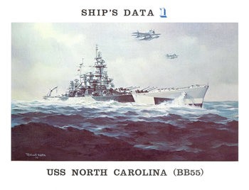 USS North Carolina (BB55) (Ships Data 1)