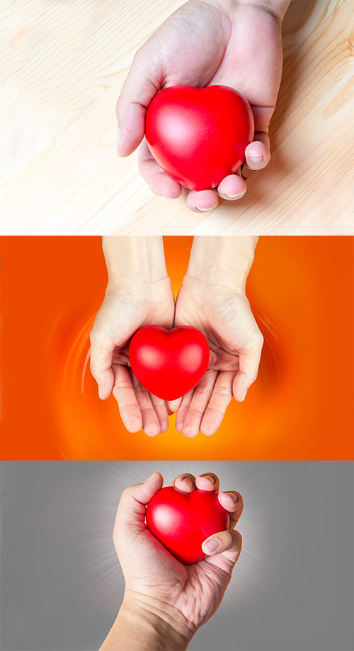  -    / Clipart - Heart in hand