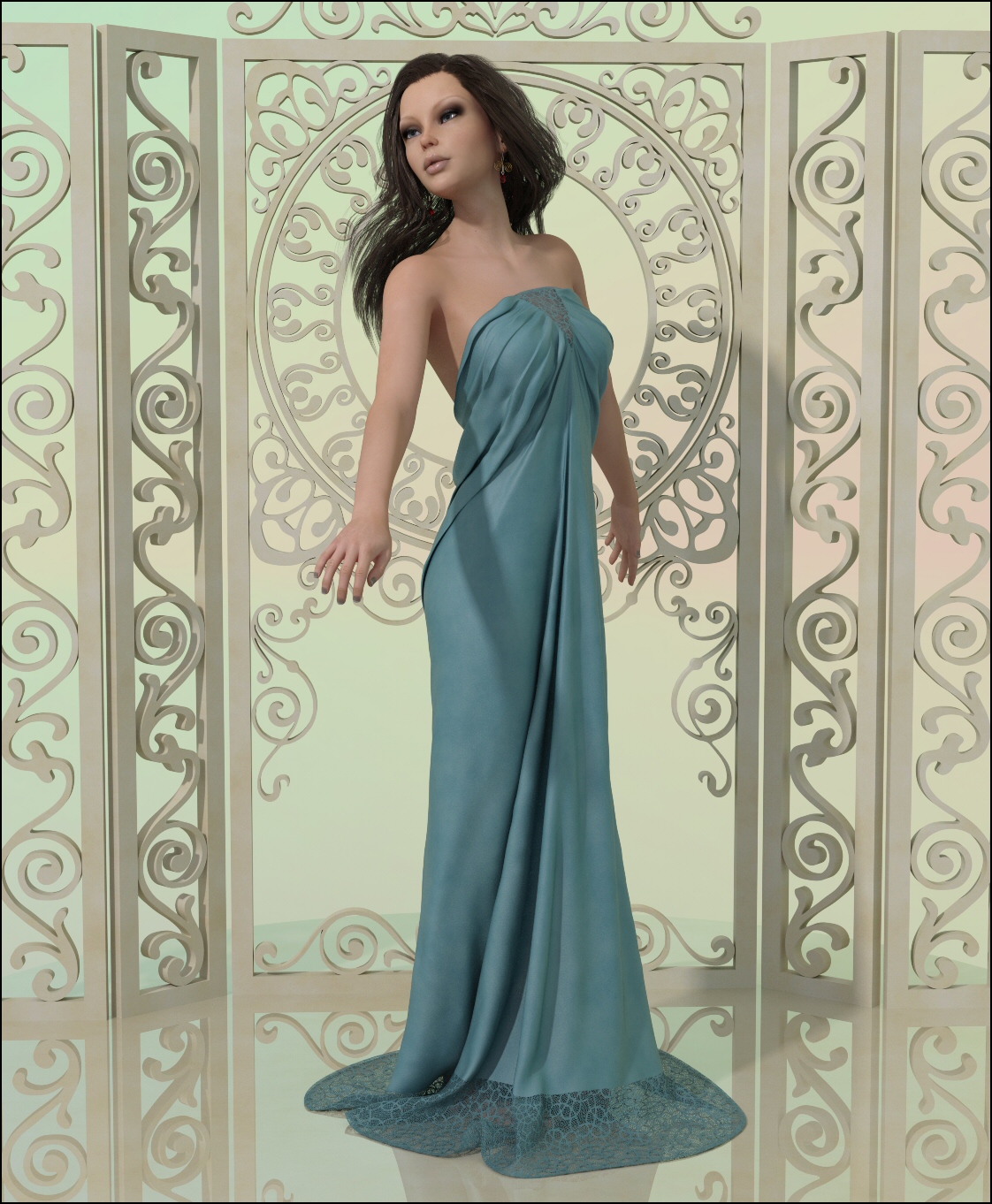 dForce - Art Deco Dress for G8F