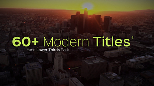 Modern Titles and Lower Thirds 16226249 - Project for After Effects (Videohive)