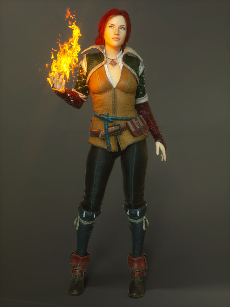 Triss Outfit For G3F