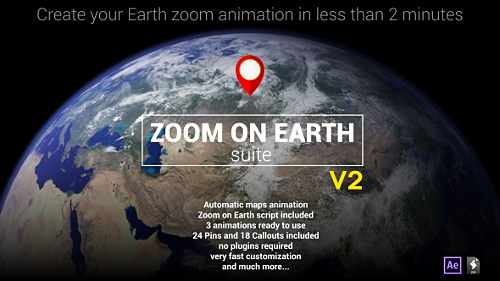 Zoom On Earth Suite v2 - Project for After Effects (Videohive)