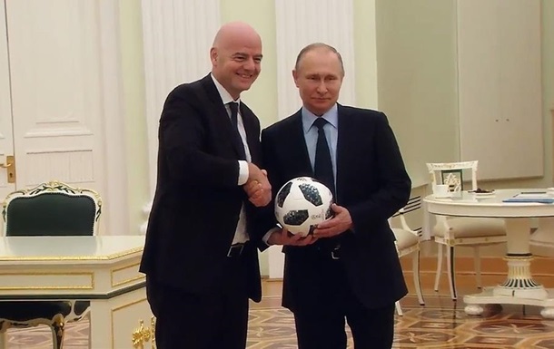 Путин снялся в ролике к ЧМ по футболу