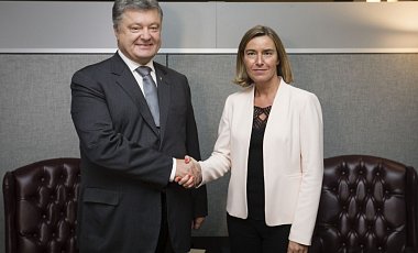 Афиширована дата встречи Порошенко с Верховным представителем ЕС