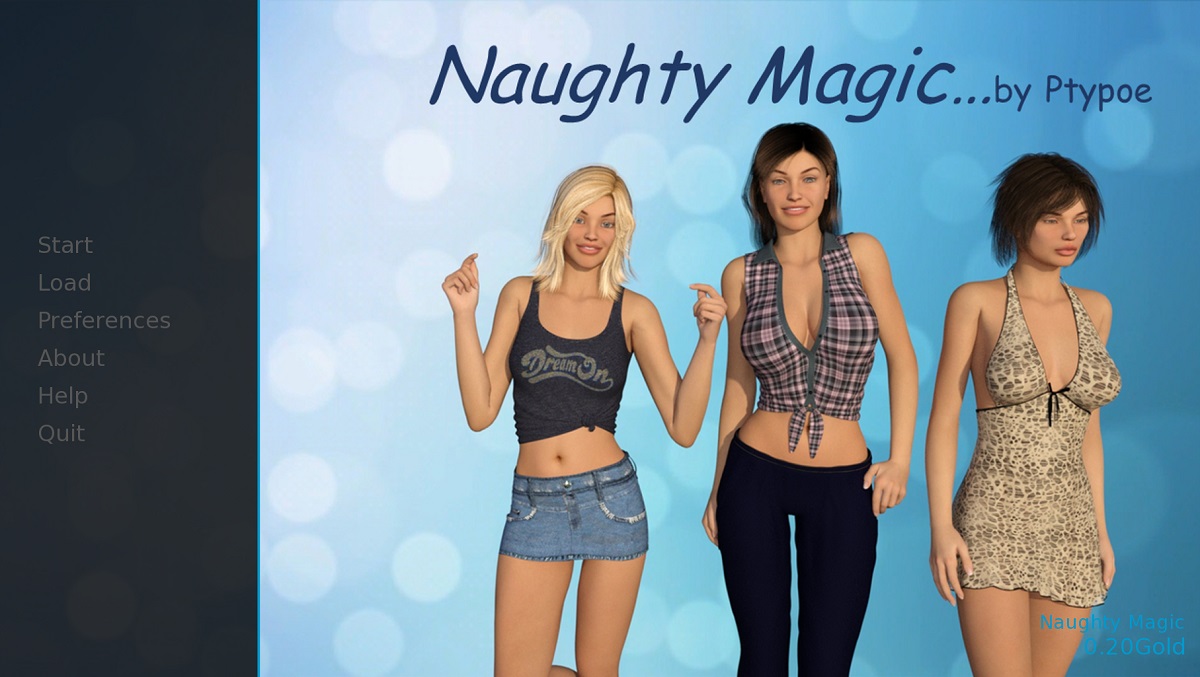 Naughty Magic [InProgress v.0.20] (Ptypoe) [uncen] [2018 ADV,3DCGI, Sex, Oral, Visual Novel, Magic, milf, mind control] [Windows+MacOS] [eng]