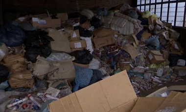 На заброшенном складе Запорожья отыскали тонны человечьих останков
