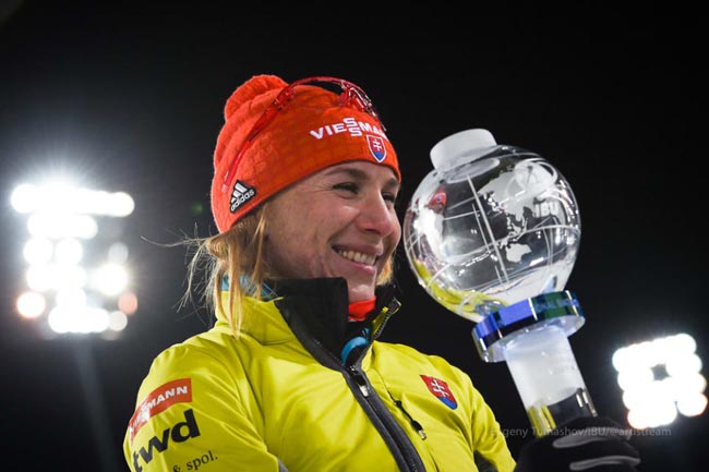 Анастасия Кузьмина выиграла Малый хрустальный глобус в гонках преследования