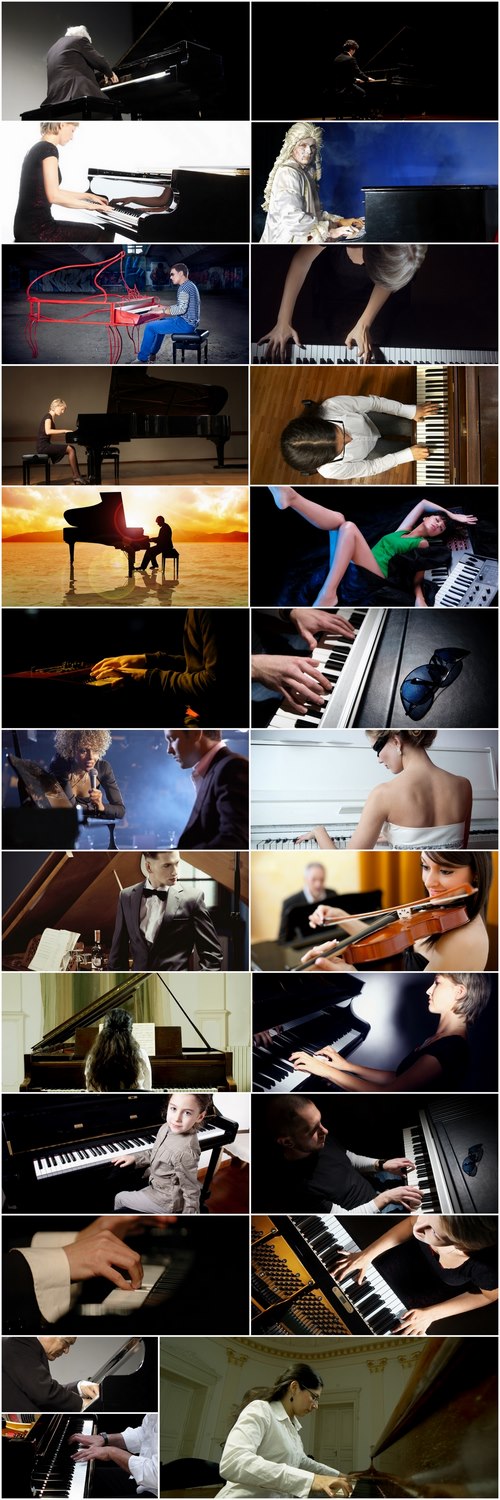 Pianist piano Clavier keyboard player symphonic music 25 HQ Jpeg