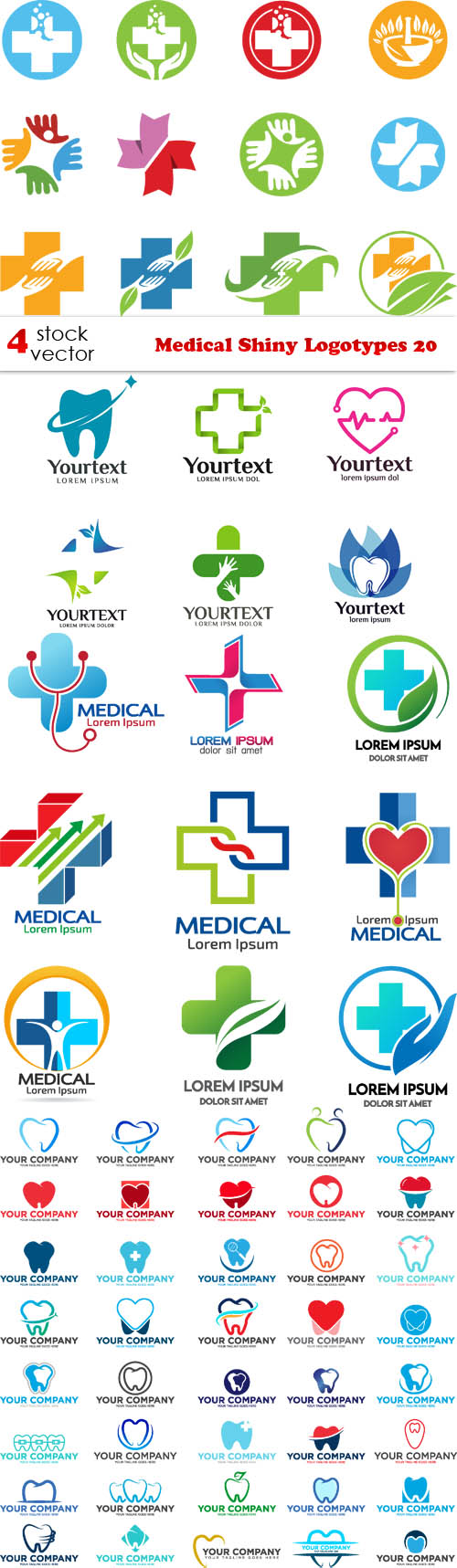 Vectors - Medical Shiny Logotypes 20