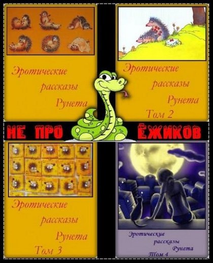 Полное собрание эротических рассказов Рунета. 4 книги 