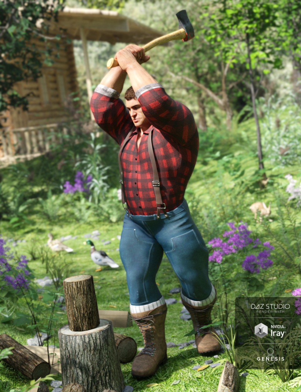 Lumberjack Outfit for Genesis 8 Male(s)