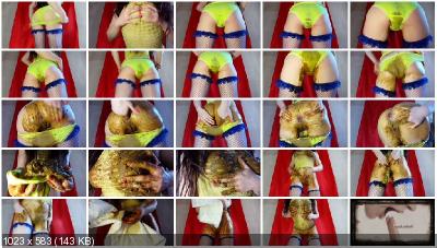 Anna Coprofield - Dirty Yellow Panties [Panty Scat / 1.57 GB] FullHD 1080p (Pantyhose, Solo)