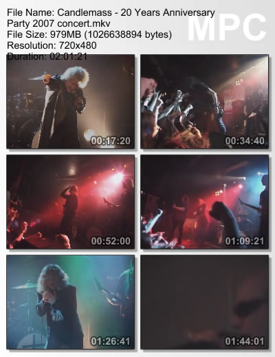 Candlemass - 20 Years Anniversary Party 2007  (DVDRip)