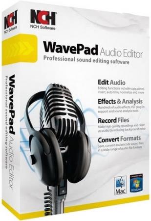 WavePad Sound Editor Masters Edition 8.00 (Multi/Rus) Portable