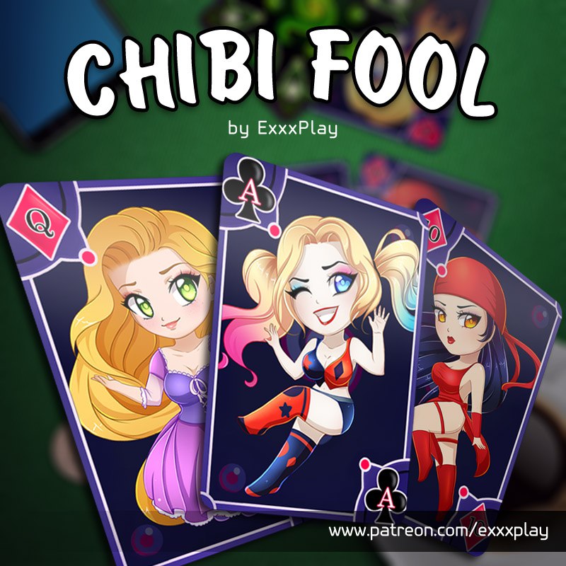 MEET THE "CHIBI FOOL" CARD GAME WIN/ANDROID [ EXXXPLAY ]