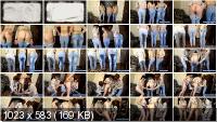 Defecation: (ModelNatalya94) - Dirty women show in jeans [FullHD 1080p] - Scatology, Threesome, Amateur